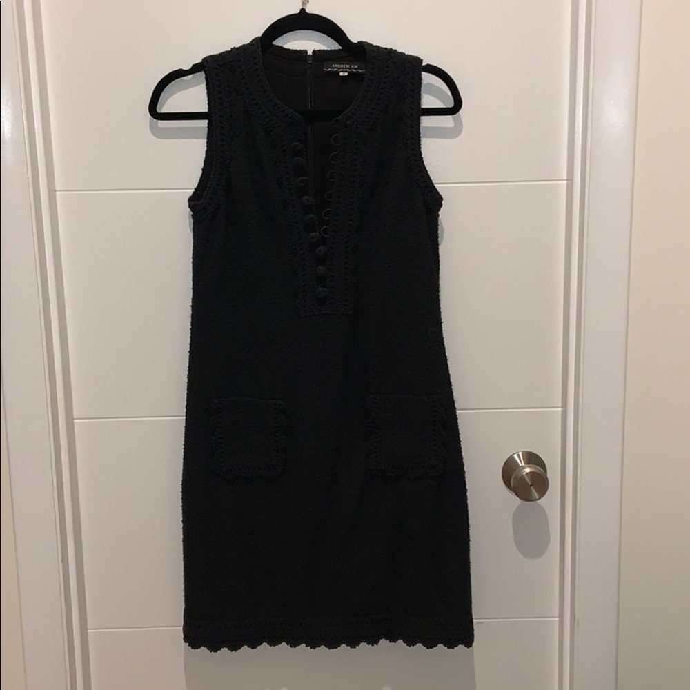 Blue sheath dress